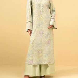 2 Piece - Printed Percale Suit Unstitched (Kayseria Original)